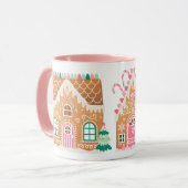 ピンクジンガーブレッドハウス マグカップ (正面左)