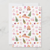 ピンクジンガーブレッ飾ドハウスパーティー 招待状 (裏面)