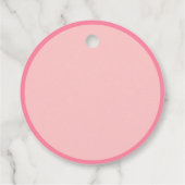 ピンクジンジャーブレッドクッキー フェイバータグ (裏面)