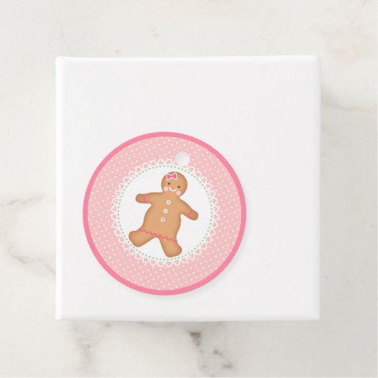ピンクジンジャーブレッドクッキー フェイバータグ (インサイチュ)