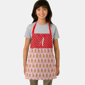 ピンクジンジャーブレッドトリオエプロン小型エプロン エプロン (インサイチュ)