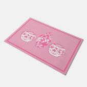 ピンクジンジャー瓶 ドアマット (アングル)