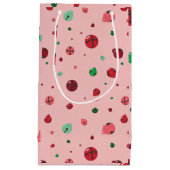 ピンクジンルベルズクリスマス抱き枕 スモールペーパーバッグ (正面)