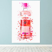 ピンクジン印刷キャンバス キャンバスプリント (インサイチュ (ウッドフロア))