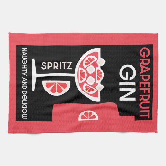 ピンクジン キッチンタオル (横)