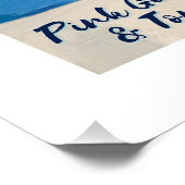 ピンクジン&トニックポスター ポスター (コーナー)