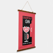 ピンクジン 吊り下げ型タペストリー (傾斜あり)