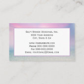 ピンクスかわいらし海夕日 名刺 (裏面)