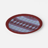 ピンクスとブルゴーニュ ペーパープレート (アングル)