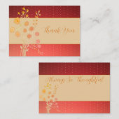 ピンクスと錆びた茶色 ノートカード (正面/裏面)