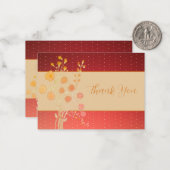 ピンクスと錆びた茶色 ノートカード (正面/裏面インサイチュ)