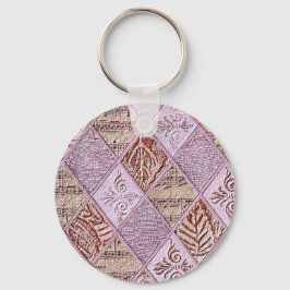 ピンクスのダイヤモンドデザイン キーホルダー