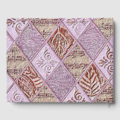 ピンクスのダイヤモンドデザイン ゲストブック (裏面)