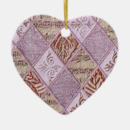 ピンクスのダイヤモンドデザイン セラミックオーナメント