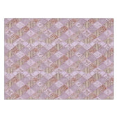 ピンクスのダイヤモンドデザイン テーブルクロス (正面(横))