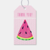 ピンクスイカありがとう ギフトタグ (正面)