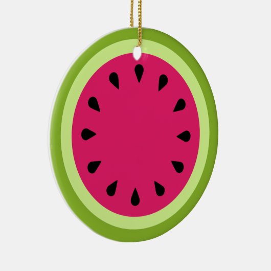 ピンクスイカスライスオーナメント セラミックオーナメント (右)