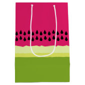 ピンクスイカスライス抱き枕 ミディアムペーパーバッグ (裏面)