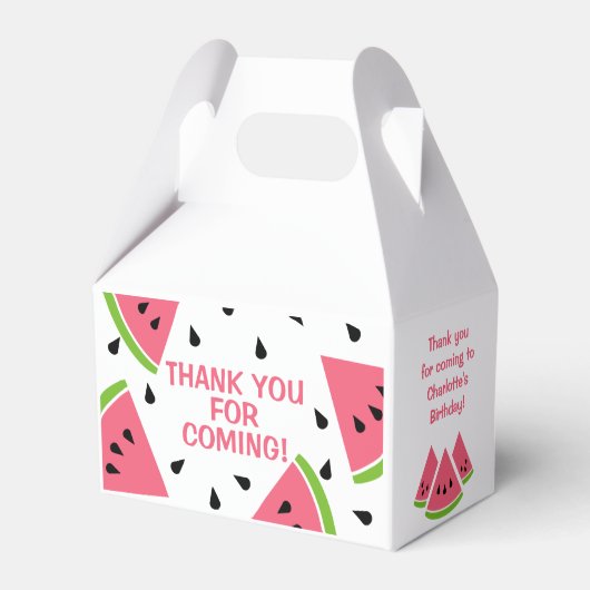 ピンクスイカ来てくれてありがとう フェイバーボックス (裏面サイド)