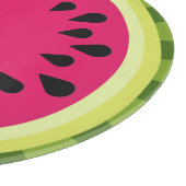 ピンクスイカ薄切りガラス切断板 カッティングボード (角)