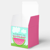 ピンクスイカ誕生日ピクニックパーティー フェイバーボックス (オープン)