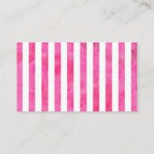 ピンクスイカ赤ちゃんシャワーおむつラッフルチケット エンクロージャーカード (裏面)