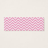 ピンクスイートハート&シェブロンのギフトラベル (裏面)