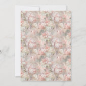 ピンクスイートバレリーナ誕生日招待状 招待状 (裏面)