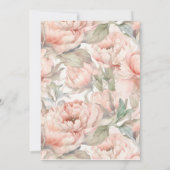 ピンクスイートバレリーナ誕生日招待状 招待状 (裏面)