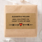 ピンクスウィートアーツ&アローズ素朴カントリースタイル ラベル (インサイチュ)