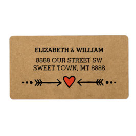 ピンクスウィートアーツ&アローズ素朴カントリースタイル ラベル