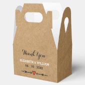 ピンクスウィートアー素朴ツ&ア結婚ローズ フェイバーボックス (オープン)