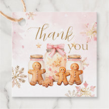 ピンクスウィートジンジャーブレッドありがとう女の子誕生日