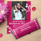 ピンクスウィート16誕生日キャンディバーラッパ チラシ