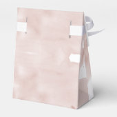 ピンクスカイウォーター色ガールベビーシャワー フェイバーボックス (裏面サイド)