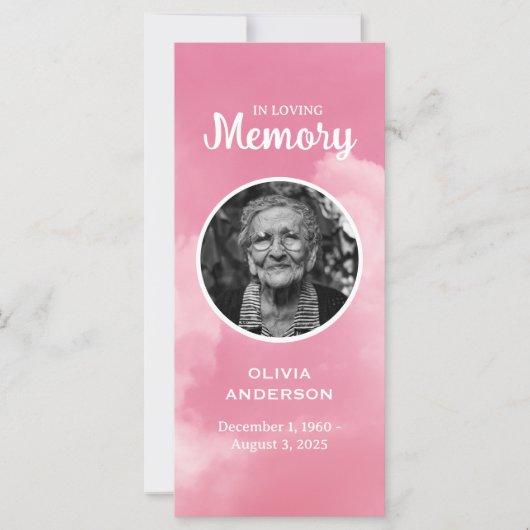 ピンクスカイヘブン メモリアル プレイ フォト ブックマーク (正面)