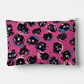 ピンクスカルエモアクセサリーバッグ&財布 アクセサリーポーチ (裏面)
