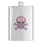 ピンクスカルステンレス鋼フラスコ フラスク (正面)