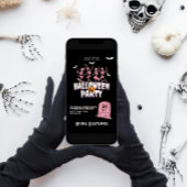 ピンクスカルハローウィンパーティ 招待状