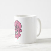 ピンクスカルマグ コーヒーマグカップ (正面右)