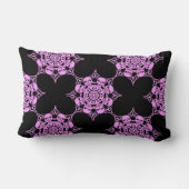 ピンクスカル円 ランバークッション (裏面)