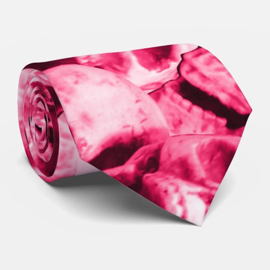 ピンクスカル ネクタイ (ロール)