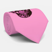 ピンクスカル ネクタイ (ロール)