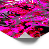 ピンクスカル ポスター (角)