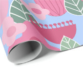 ピンクスカンジナビア春 ラッピングペーパー (ロールコーナー)