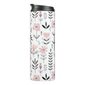 ピンクスカンジナビア花柄モノグラム タンブラー (回転右)