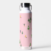 ピンクスキーヤースキー ウォーターボトル (正面)