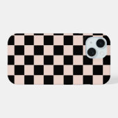 ピンクスクエア iPhone 15ケース (裏面横)