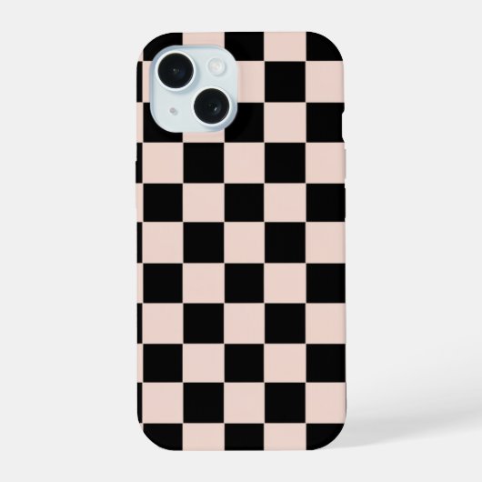 ピンクスクエア iPhone 15ケース (裏面)