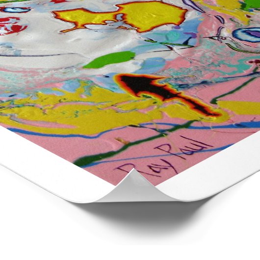 ピンクスクオール ポスター (角)